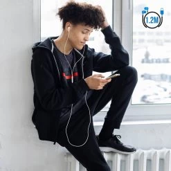 Écouteurs Filaire Intra-auriculaire USB-C Blanc Avec Micro - Fairplay 12 Écouteurs Filaire Intra-auriculaire USB-C Blanc Avec Micro - Fairplay -Musique recherchée. hf fpy onyx wh usbc 4