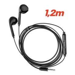 Écouteurs Filaires Jack 3,5mm De Haute Qualité Avec Microphone, Hoco - Noir 15 Écouteurs Filaires Jack 3,5mm De Haute Qualité Avec Microphone, Hoco - Noir -Musique recherchée. hf hoco bk m101 6