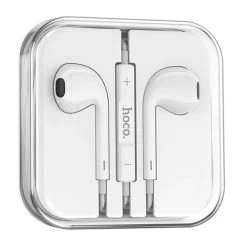 Écouteurs Filaires Jack 3,5mm De Haute Qualité Avec Microphone, Hoco - Blanc -Musique recherchée. hf hoco wh m101 8