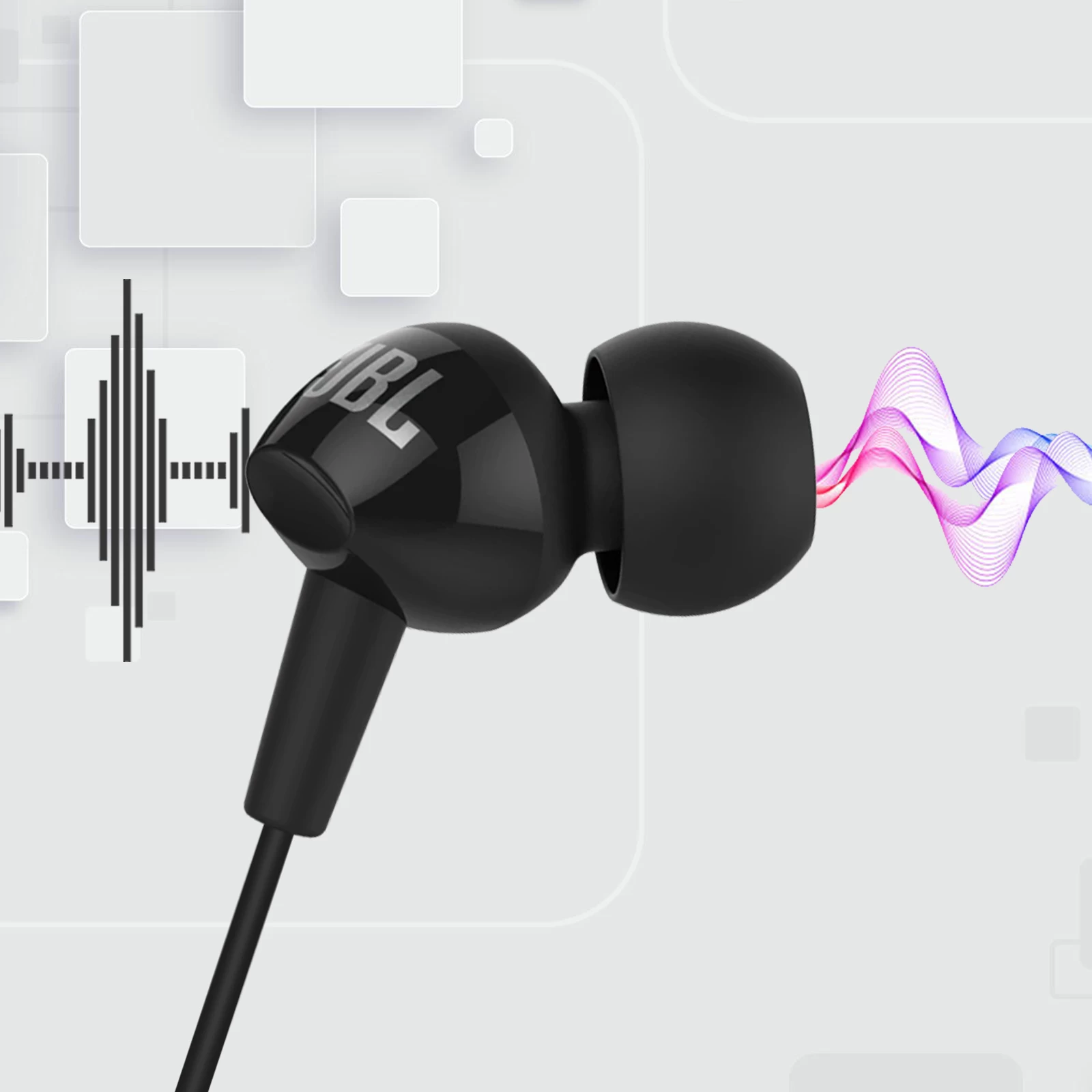 Écouteurs JBL Filaires Jack 3.5mm Kit Main Libre, Modèle C100SI - Noir 6 Écouteurs JBL Filaires Jack 3.5mm Kit Main Libre, Modèle C100SI - Noir – Image 4