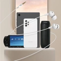 Écouteurs JBL Filaires Jack 3.5mm Intra-auriculaires, Modèle C100SI - Blanc -Musique recherchée. hf jbl c100si wh 6