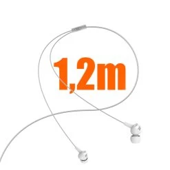 Écouteurs JBL Filaires Jack 3.5mm Intra-auriculaires, Modèle C100SI - Blanc -Musique recherchée. hf jbl c100si wh 7