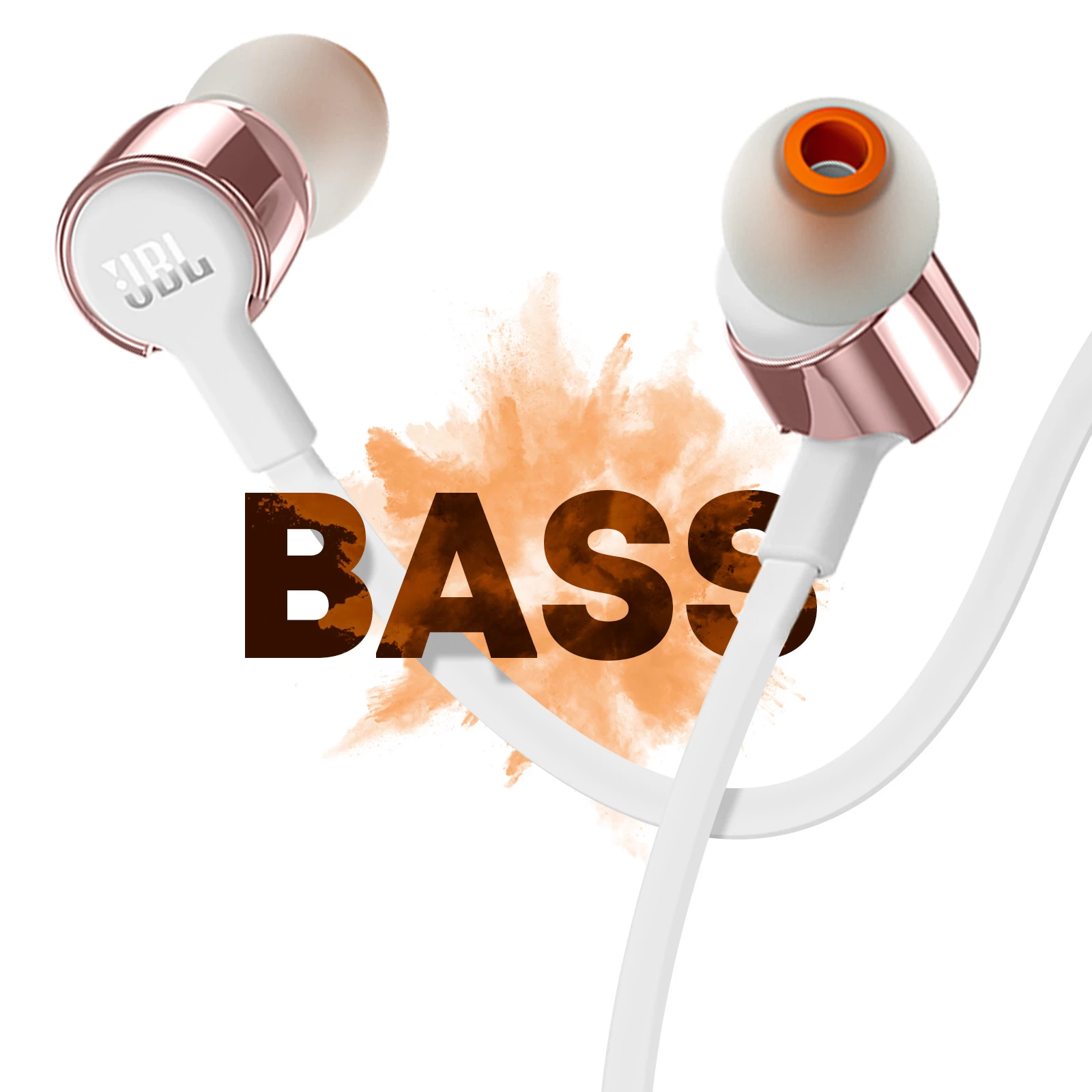 Écouteurs JBL Filaires Jack 3.5mm Intra-auriculaires Extra-Basses Fonction Kit Main Libre, Tune 210- Rose 4 Écouteurs JBL Filaires Jack 3.5mm Intra-auriculaires Extra-Basses Fonction Kit Main Libre, Tune 210- Rose – Image 2