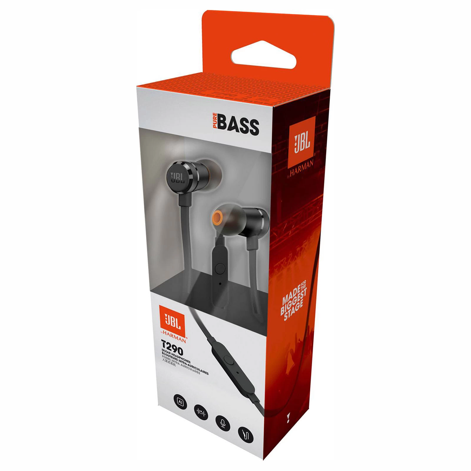 Écouteurs JBL Filaires Jack 3.5mm Pure Bass Bouton De Commande Avec Micro Câble Anti-nœuds, Tune 209 - Noir 12 Écouteurs JBL Filaires Jack 3.5mm Pure Bass Bouton De Commande Avec Micro Câble Anti-nœuds, Tune 209 - Noir – Image 10