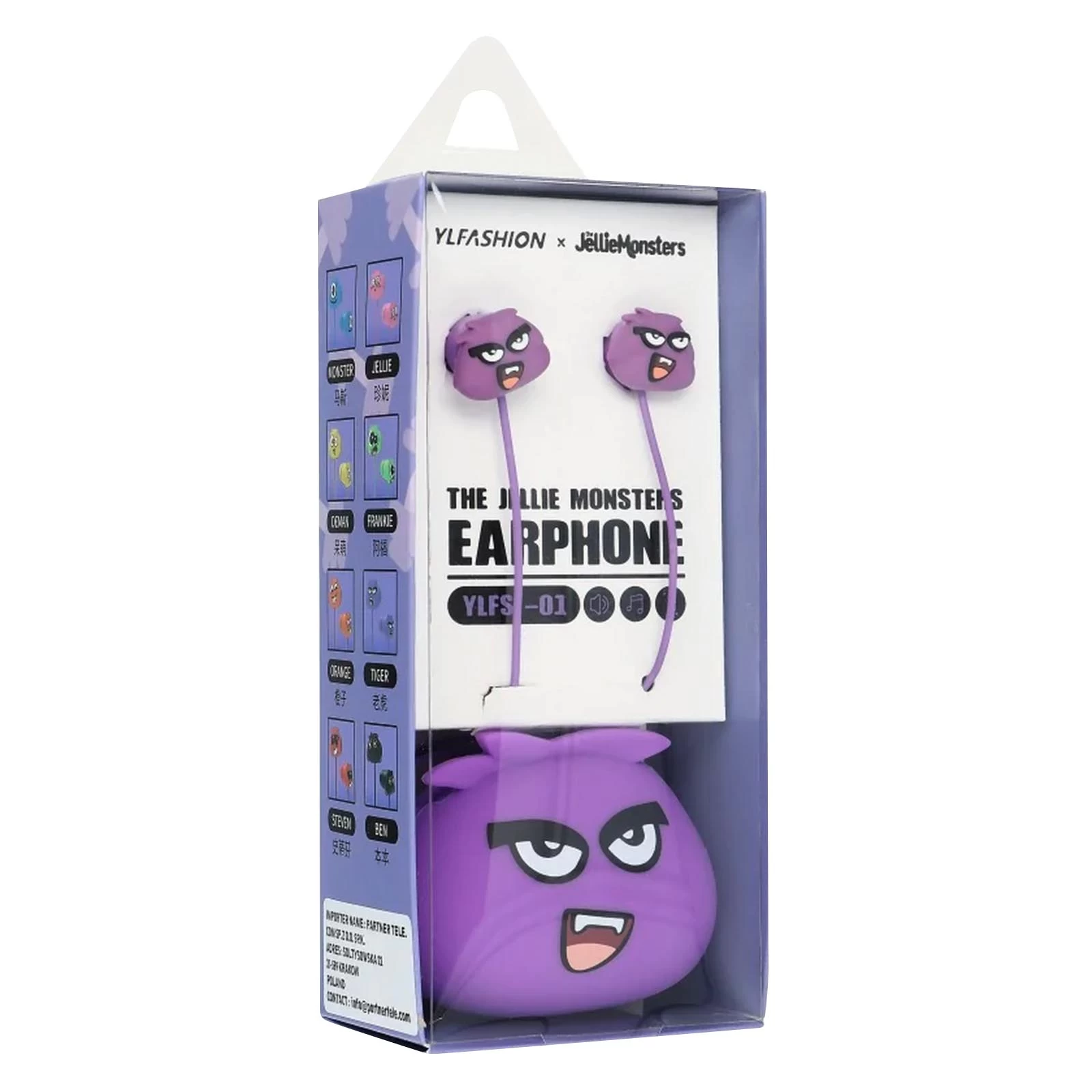 Écouteurs Filaires The Jellie Monsters, Jack 3.5mm Avec Kit Main Libre Et Étui Personnalisé - Tiger 12 Écouteurs Filaires The Jellie Monsters, Jack 3.5mm Avec Kit Main Libre Et Étui Personnalisé - Tiger – Image 10
