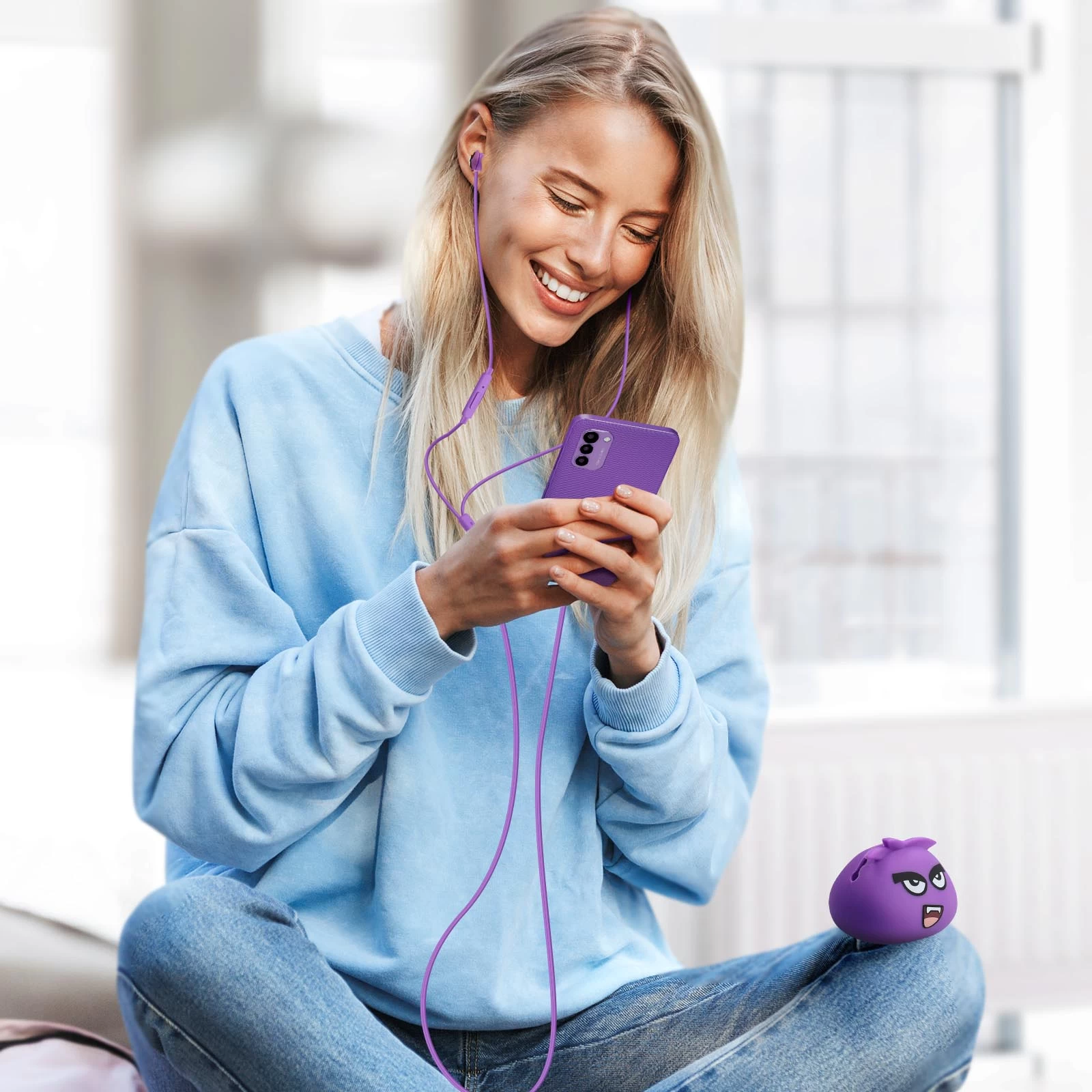 Écouteurs Filaires The Jellie Monsters, Jack 3.5mm Avec Kit Main Libre Et Étui Personnalisé - Tiger 4 Écouteurs Filaires The Jellie Monsters, Jack 3.5mm Avec Kit Main Libre Et Étui Personnalisé - Tiger – Image 2