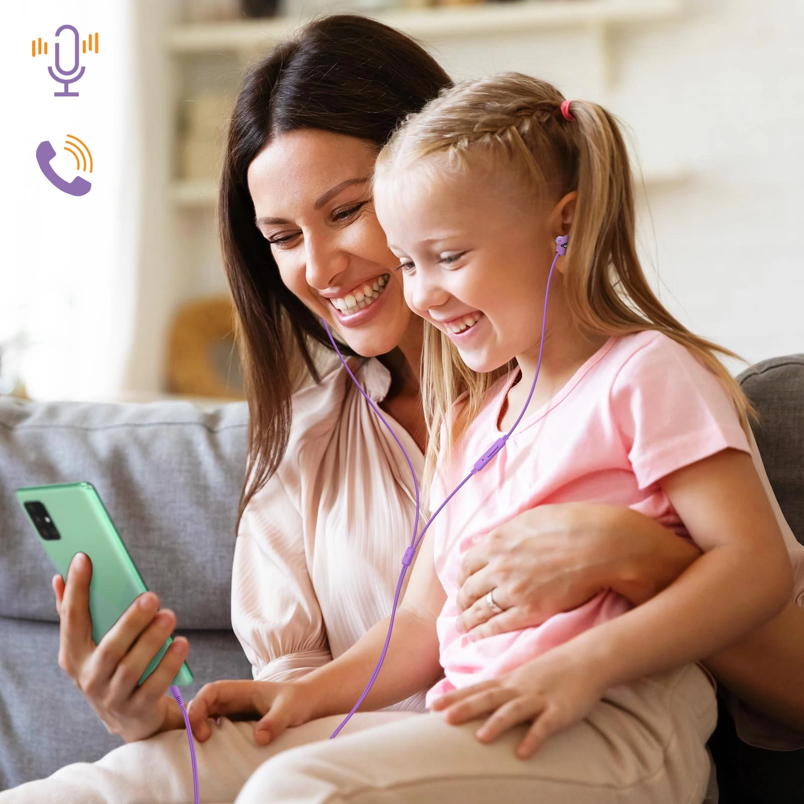 Écouteurs Filaires The Jellie Monsters, Jack 3.5mm Avec Kit Main Libre Et Étui Personnalisé - Tiger 7 Écouteurs Filaires The Jellie Monsters, Jack 3.5mm Avec Kit Main Libre Et Étui Personnalisé - Tiger – Image 5