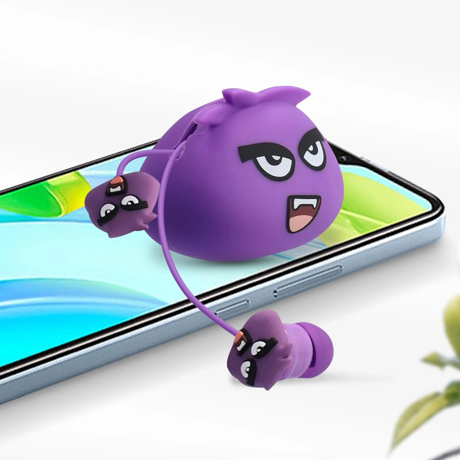 Écouteurs Filaires The Jellie Monsters, Jack 3.5mm Avec Kit Main Libre Et Étui Personnalisé - Tiger 5 Écouteurs Filaires The Jellie Monsters, Jack 3.5mm Avec Kit Main Libre Et Étui Personnalisé - Tiger – Image 3