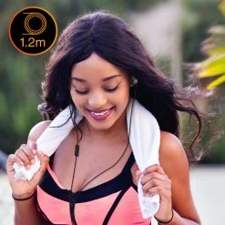 Écouteurs Sport Filaires Jack 3.5mm, Avec Contour D'oreille, LinQ - Noir -Musique recherchée. hf linq bk ds209 3