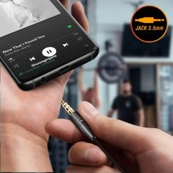 Écouteurs Sport Filaires Jack 3.5mm, Avec Contour D'oreille, LinQ - Noir -Musique recherchée. hf linq bk ds209 8