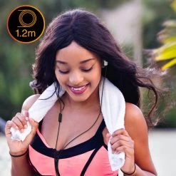 Écouteurs Sport Filaires Jack 3.5mm, Avec Contour D'oreille, LinQ - Gris -Musique recherchée. hf linq gy ds209 3