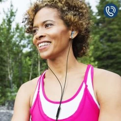 Écouteurs USB-C Son De Qualité + Micro Kit Mains Libres, LinQ - Bleu Nuit -Musique recherchée. hf linq nt 9809 4