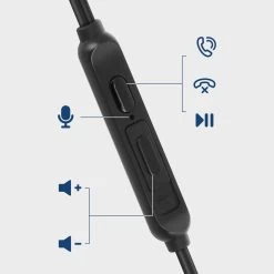 Écouteurs USB-C Son De Qualité + Micro Kit Mains Libres, LinQ - Bleu Nuit -Musique recherchée. hf linq nt 9809 6