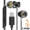 Écouteurs Filaires USB-C Intra-auriculaires Kit Mains Libres, LinQ - Noir 1 Écouteurs Filaires USB-C Intra-auriculaires Kit Mains Libres, LinQ - Noir -Musique recherchée. hf lnq bk usbc r