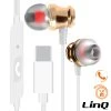 Écouteurs Filaires USB-C Intra-auriculaires Kit Mains Libres, LinQ - Blanc 1 Écouteurs Filaires USB-C Intra-auriculaires Kit Mains Libres, LinQ - Blanc -Musique recherchée. hf lnq wh usbc r