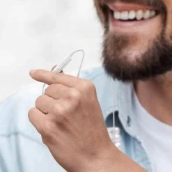 Écouteurs Kit Piéton Samsung EHS64AVFWE - Blanc -Musique recherchée. hf ori sam white ehs64 dv2 8