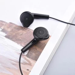 Écouteurs D'origine Samsung, Filaires 3.5mm Kit Mains Libres (Service Pack) - Noir -Musique recherchée. hf sam bk ehs61 6