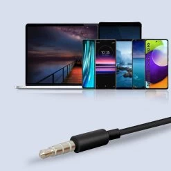 Écouteurs D'origine Samsung, Filaires 3.5mm Kit Mains Libres (Service Pack) - Noir -Musique recherchée. hf sam bk ehs61 8