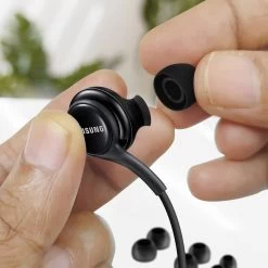 Ecouteurs Samsung Filaires D'Origine, Jack 3.5 Stereo In-Ear Intra-auriculaires - Noir -Musique recherchée. hf sam eoia500 bk 10