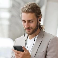 Ecouteurs Samsung Filaires D'Origine, Jack 3.5 Stereo In-Ear Intra-auriculaires - Noir -Musique recherchée. hf sam eoia500 bk 5