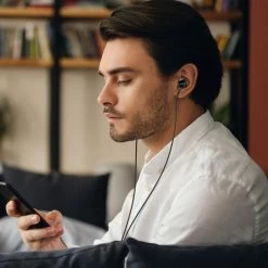 Ecouteurs Samsung Filaires D'Origine, Jack 3.5 Stereo In-Ear Intra-auriculaires - Noir -Musique recherchée. hf sam eoia500 bk 6