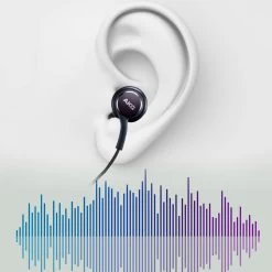 Écouteurs Samsung USB Type C Sound By AKG, Kit Mains Libres - Noir -Musique recherchée. hf sam eoic100 bk 6