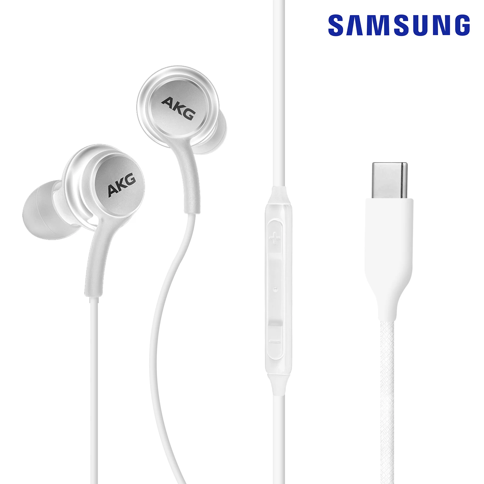Écouteurs Samsung USB-C Sound By AKG, Kit Mains Libres - Blanc 3 Écouteurs Samsung USB-C Sound By AKG, Kit Mains Libres - Blanc