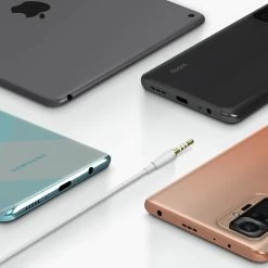 Écouteurs Samsung Jack 3.5mm Sound By AKG, Kit Mains Libres - Blanc -Musique recherchée. hf sam wh eoig955 6