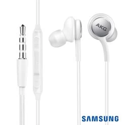 Écouteurs Samsung Jack 3.5mm Sound By AKG, Kit Mains Libres - Blanc
