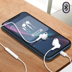 Ecouteurs Filaires IPhone Lightning, Connexion Bluetooth Avec Kit Main Libre - Blanc 14 Ecouteurs Filaires IPhone Lightning, Connexion Bluetooth Avec Kit Main Libre - Blanc -Musique recherchée. hf vrak ip5 4