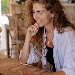 Écouteurs Intra-auriculaires Avec Micro - Rose 10 Écouteurs Intra-auriculaires Avec Micro - Rose -Musique recherchée. hf xo 35 pk 3