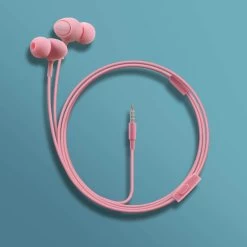 Écouteurs Intra-auriculaires Avec Micro - Rose 12 Écouteurs Intra-auriculaires Avec Micro - Rose -Musique recherchée. hf xo 35 pk 5