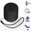 Mini Enceinte Bluetooth Ultra-compacte Avec Dragonne, Collection LittleFUN - Noir -Musique recherchée. inpods bk r