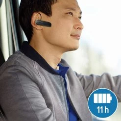 Oreillette Bluetooth Jabra Modèle TALK 5, Autonomie 11h - Noir -Musique recherchée. jabra talk05 4 3