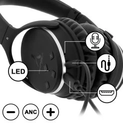 Casque Bluetooth + Filaire Pliable, à Réduction De Bruit, 30h D'Autonomie Akashi - Noir 19 Casque Bluetooth + Filaire Pliable, à Réduction De Bruit, 30h D'Autonomie Akashi - Noir -Musique recherchée. kask aka bt bk dv2 8