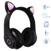 Casque Audio Bluetooth 5.0 Design Oreilles De Chat - Noir 1 Casque Audio Bluetooth 5.0 Design Oreilles De Chat - Noir -Musique recherchée. kask bk minou r