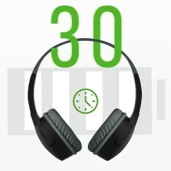 Casque Bluetooth Pour Enfant, 30h D'autonomie SOUNDFORM Mini Par Belkin - Noir 17 Casque Bluetooth Pour Enfant, 30h D'autonomie SOUNDFORM Mini Par Belkin - Noir -Musique recherchée. kask blk child bk 6