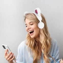 Casque Fantaisie Oreille De Chat - Blanc 14 Casque Fantaisie Oreille De Chat - Blanc -Musique recherchée. kask dov wh 5