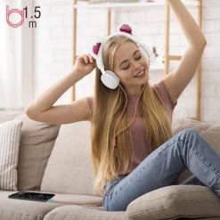 Casque Fantaisie Oreille De Chat - Blanc 16 Casque Fantaisie Oreille De Chat - Blanc -Musique recherchée. kask dov wh 7