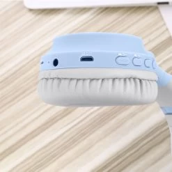 Casque Audio Bluetooth 5.0 Design Oreilles De Chat - Violet -Musique recherchée. kask dpp minou 7