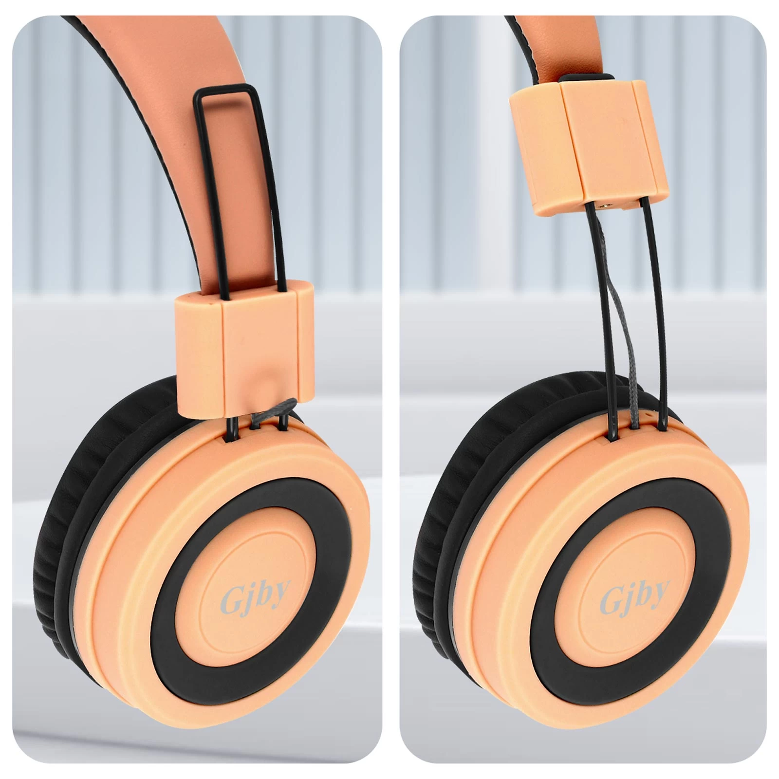 Casque Audio Stereo Avec Jack 3.5mm - Rose 8 Casque Audio Stereo Avec Jack 3.5mm - Rose – Image 6