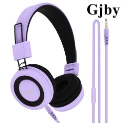 Casque Audio Stereo Avec Jack 3.5mm - Violet