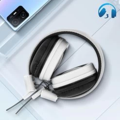 Casque Audio Stereo Avec Jack 3.5mm - Blanc -Musique recherchée. kask g14 wh 5