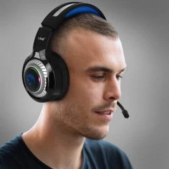 Casque Gamer Filaire Jack 3.5mm, Micro Réglable, Lumières RGB, Linq GM6060 Pour PC, Smartphone, Tablette, Xbox, PS4, Switch… -Musique recherchée. kask linq gm6060 2