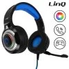 Casque Gamer Filaire Jack 3.5mm, Micro Réglable, Lumières RGB, Linq GM6060 Pour PC, Smartphone, Tablette, Xbox, PS4, Switch… 1 Casque Gamer Filaire Jack 3.5mm, Micro Réglable, Lumières RGB, Linq GM6060 Pour PC, Smartphone, Tablette, Xbox, PS4, Switch… -Musique recherchée. kask linq gm6060 r