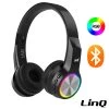 Casque Bluetooth RGB Avec Rétroéclairage LED, Kit Main Libre - LinQ -Musique recherchée. kask linq r5230 r