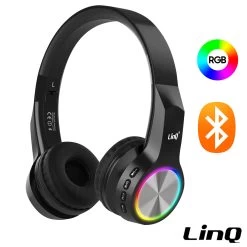 Casque Bluetooth RGB Avec Rétroéclairage LED, Kit Main Libre - LinQ