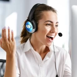 Casque Micro Pour PC Branchement Double Jack Casque + Micro - Linq -Musique recherchée. kask linq s195 3