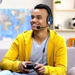 Casque Micro Pour PC Branchement Double Jack Casque + Micro - Linq -Musique recherchée. kask linq s195 5 2