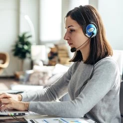 Casque Micro Pour PC Branchement Double Jack Casque + Micro - Linq -Musique recherchée. kask linq s195 6